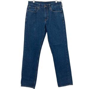 Old Navy Men's Denim Jeans Size 32x34 Straight Leg Classic Mid Rise Cotton Blue